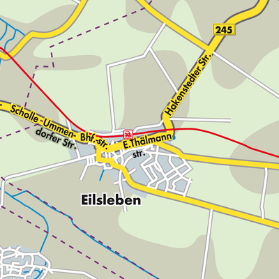 Übersichtsplan Eilsleben