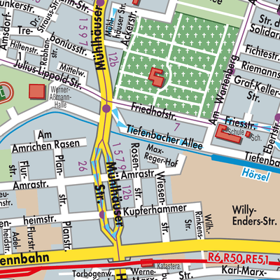 Stadtplan Eisenach