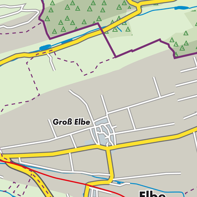 Übersichtsplan Elbe