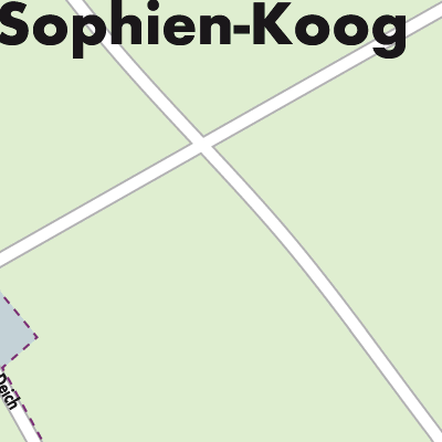 Stadtplan Elisabeth-Sophien-Koog