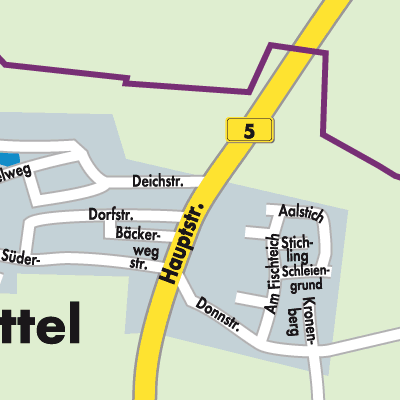 Stadtplan Elpersbüttel