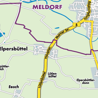 Übersichtsplan Elpersbüttel