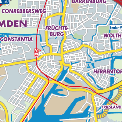 Übersichtsplan Emden
