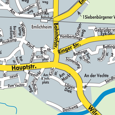 Stadtplan Emlichheim