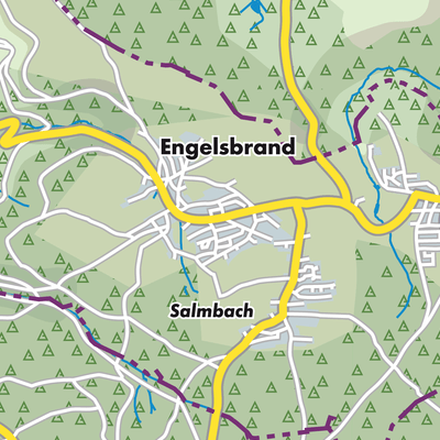 Übersichtsplan Engelsbrand