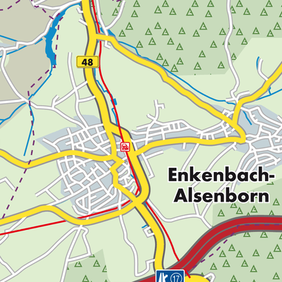 Übersichtsplan Enkenbach-Alsenborn