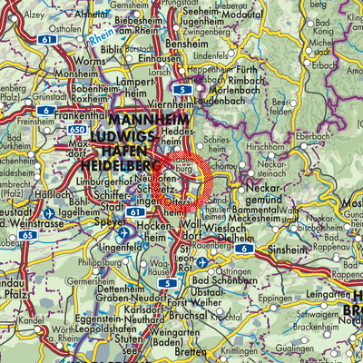 Landkarte Eppelheim