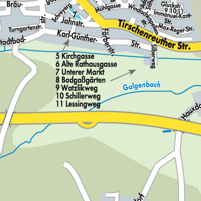 Stadtplan Erbendorf
