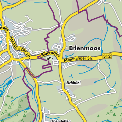 Übersichtsplan Erlenmoos