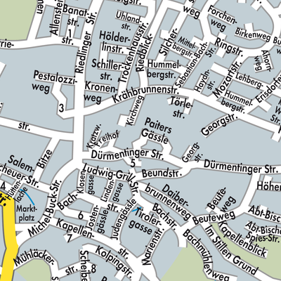 Stadtplan Ertingen