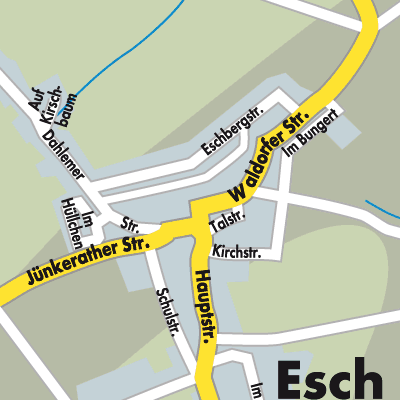 Stadtplan Esch