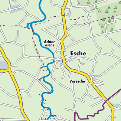 Übersichtsplan Esche