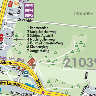 Stadtplan Escheburg