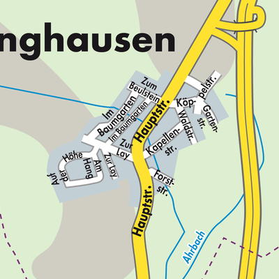 Stadtplan Ettinghausen