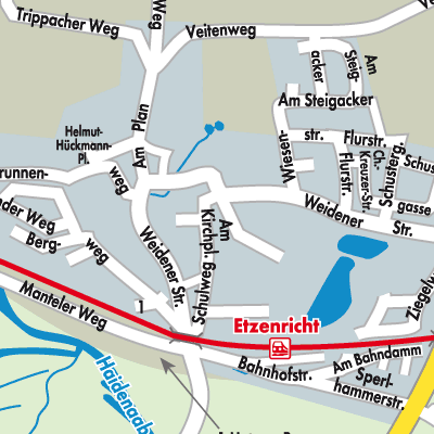 Stadtplan Etzenricht