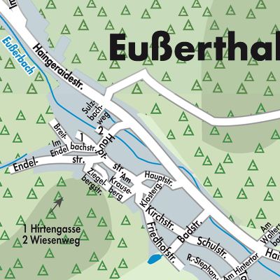Stadtplan Eußerthal