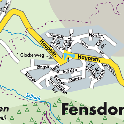 Stadtplan Fensdorf