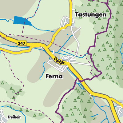 Übersichtsplan Ferna