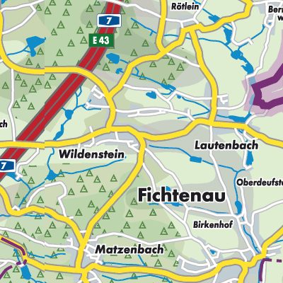 Übersichtsplan Fichtenau