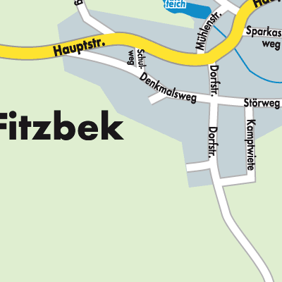 Stadtplan Fitzbek