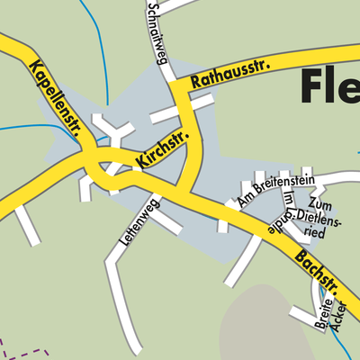 Stadtplan Fleischwangen