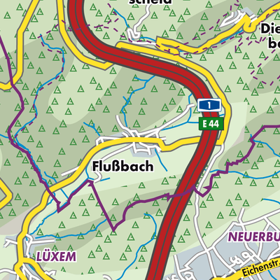 Übersichtsplan Flußbach