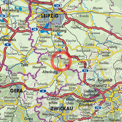 Landkarte Fockendorf