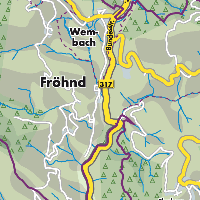 Übersichtsplan Fröhnd