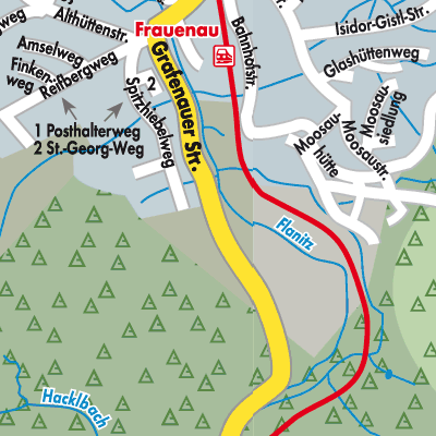 Stadtplan Frauenau