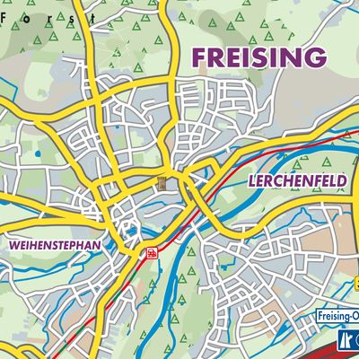 Übersichtsplan Freising
