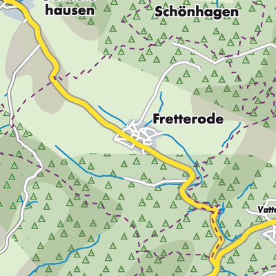 Übersichtsplan Fretterode