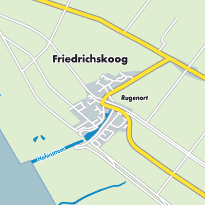 Übersichtsplan Friedrichskoog