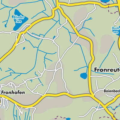 Übersichtsplan Fronreute