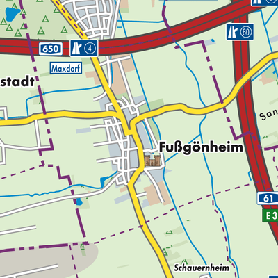 Übersichtsplan Fußgönheim