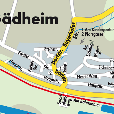 Stadtplan Gädheim