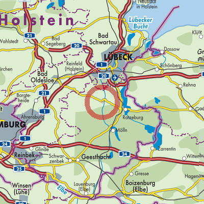 Landkarte Göldenitz