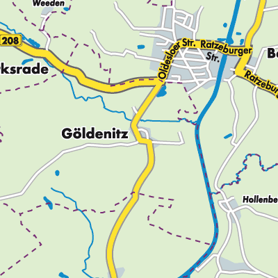 Übersichtsplan Göldenitz