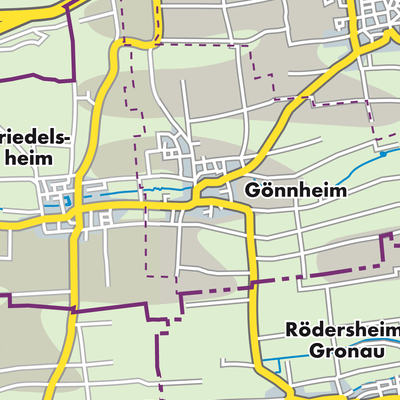 Übersichtsplan Gönnheim
