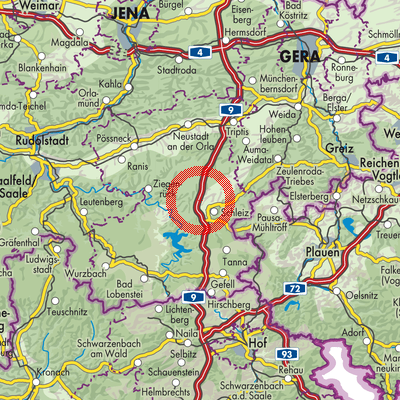 Landkarte Görkwitz