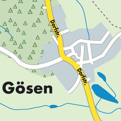 Stadtplan Gösen