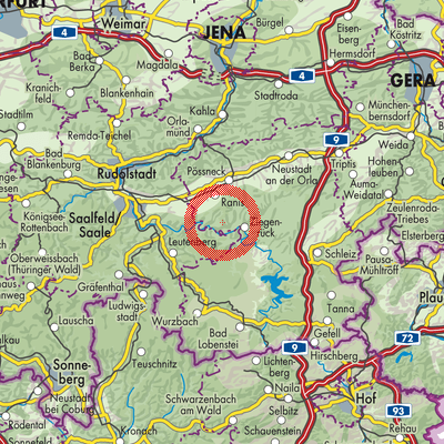 Landkarte Gössitz