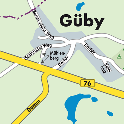 Stadtplan Güby