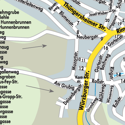 Stadtplan Güntersleben