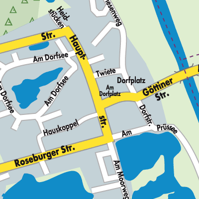 Stadtplan Güster