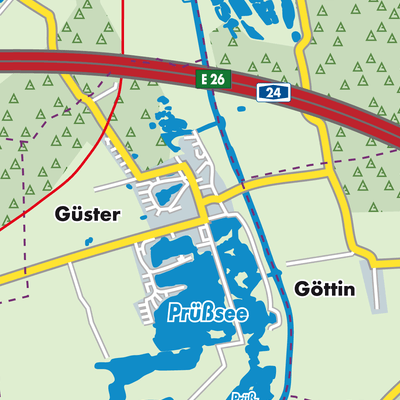 Übersichtsplan Güster