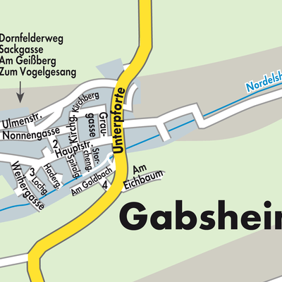 Stadtplan Gabsheim