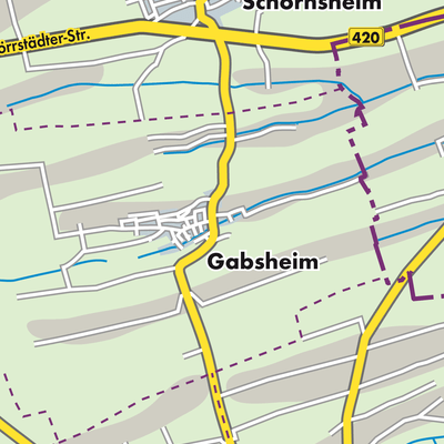 Übersichtsplan Gabsheim