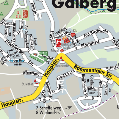 Stadtplan Gaiberg