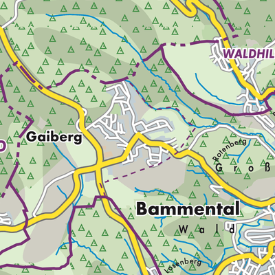 Übersichtsplan Gaiberg