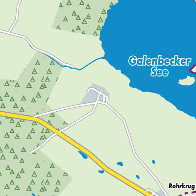 Übersichtsplan Galenbeck